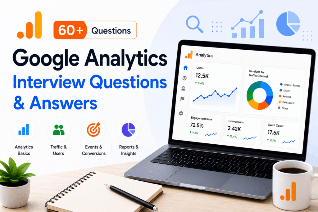 Google Analytics interview questions and answers for beginners and experienced professionals